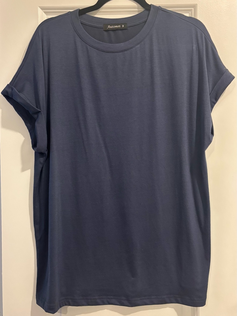 Automet Navy Short Sleeve Crewneck Tee